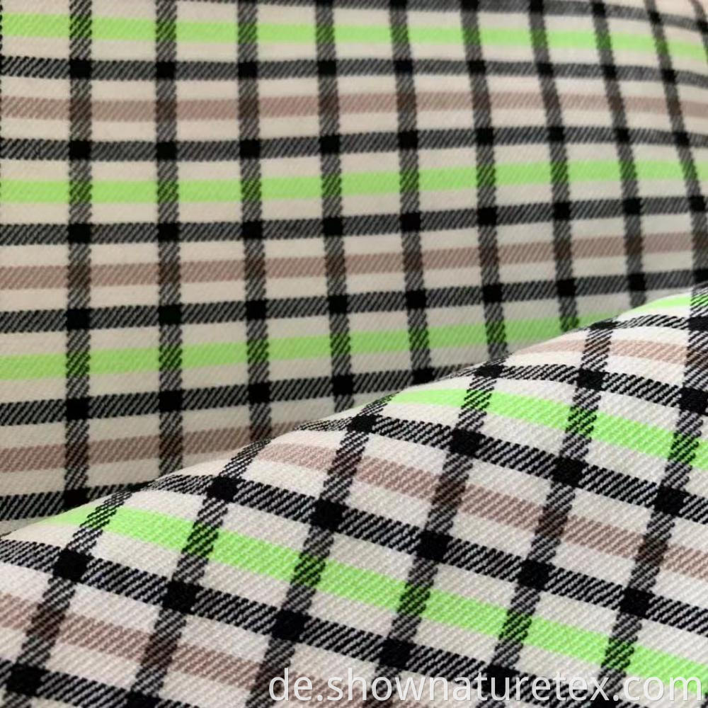 Yarn Dyed Checks High Stretch Fabric